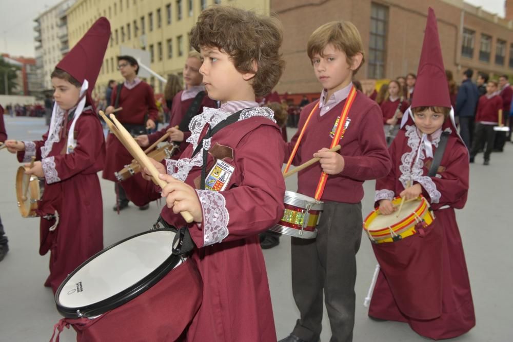 Procesión de los alumnos de Capuchinos