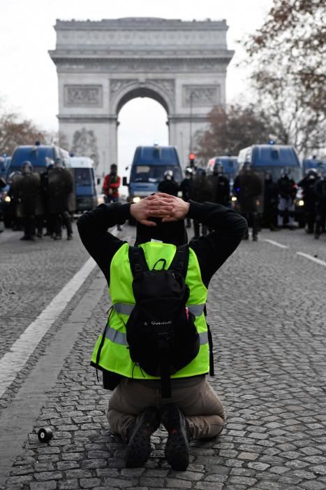 Protesta de los ''chalecos amarillos'' en París