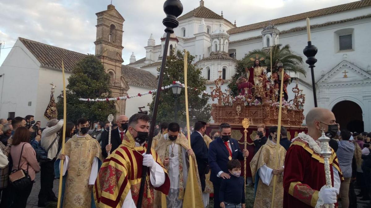 Salida extraordinaria de la hermandad de La Borriquita.