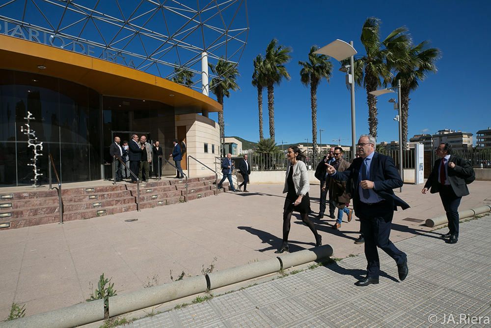 La ministra de Turismo Reyes Maroto, en Ibiza