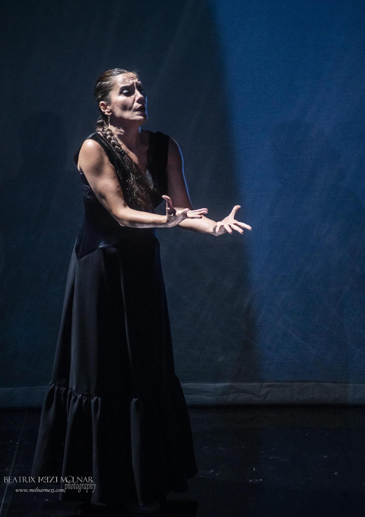Rafaela Carrasco, en escena.