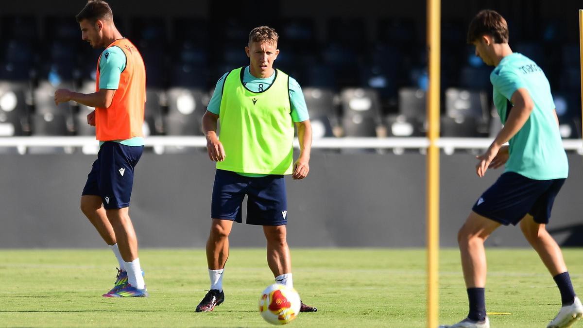 Pablo de Blasis en un entrenamiento de esta semana.
