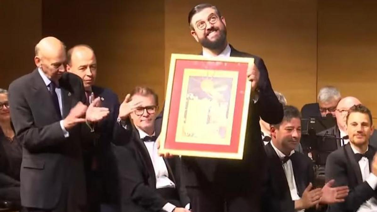 Manú Sánchez en el pregón.