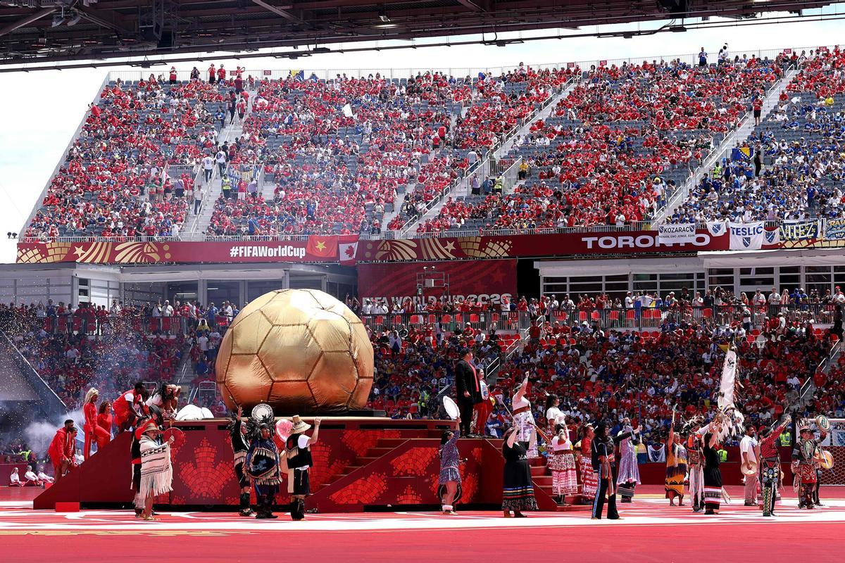 La ceremonia inaugural del Mundial 2026 en Canadá, en imágenes
