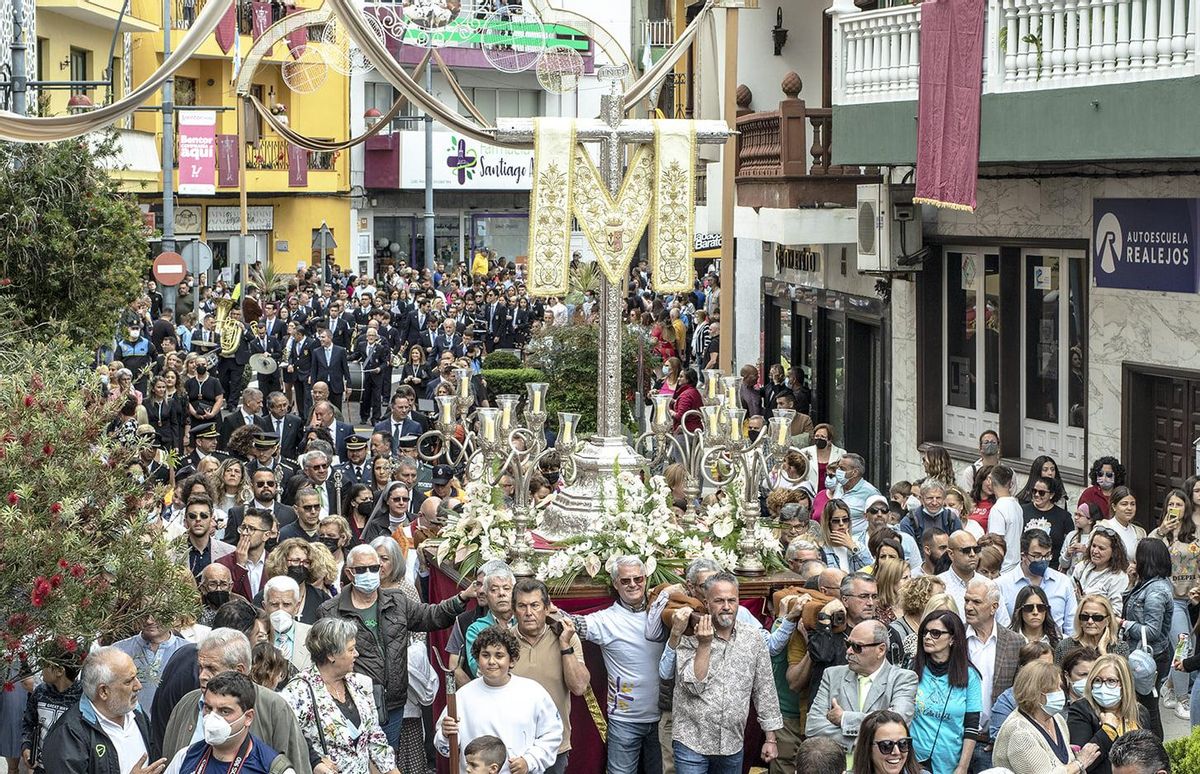 La cruz realejera sale cada 3 de mayo en procesión