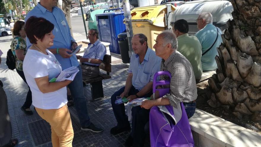 El candidato a la alcaldía de Adelante Málaga, Eduardo Zorrilla, este martes.