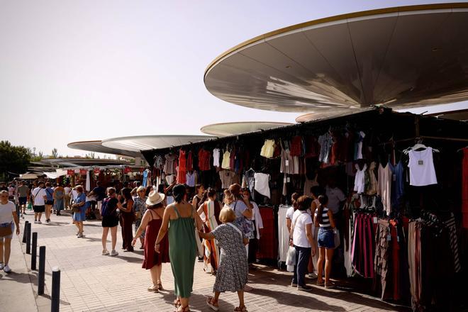 Mercadillos y calor