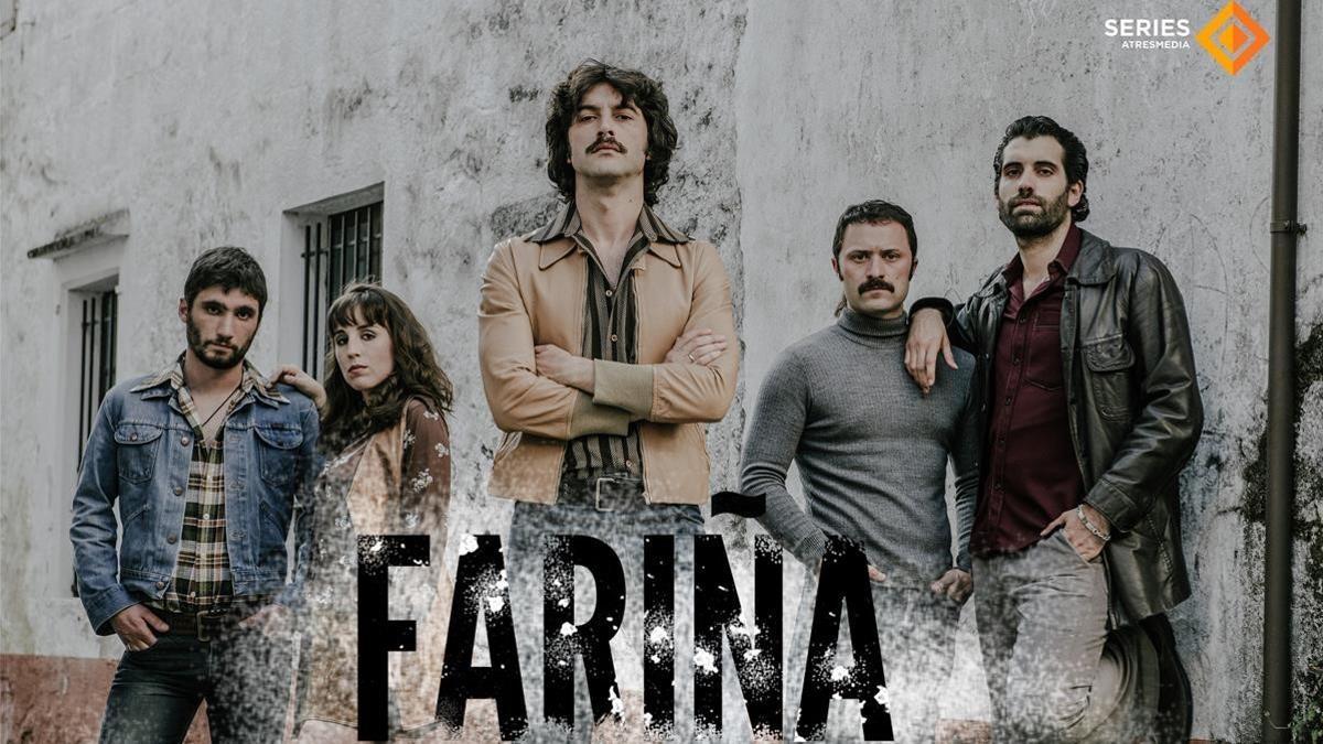 Cartel anunciador de la serie de Antena 3, &quot;Fariña&quot;.