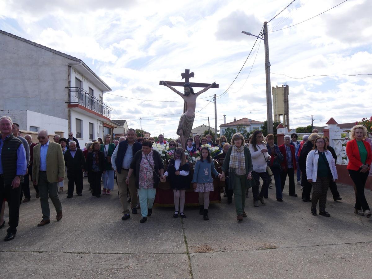 Fiesta del Cristo en Burganes de Valverde.