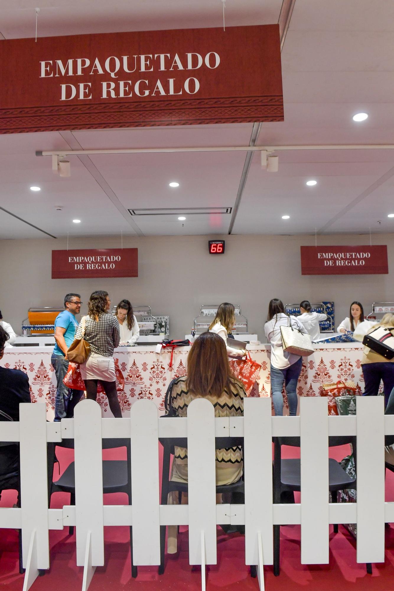 Compras de regalos para Nochebuena en las zonas comerciales de Las Palmas de Gran Canaria