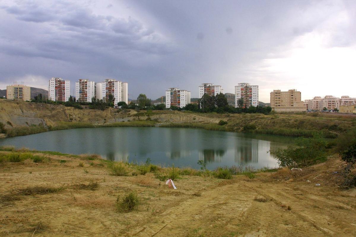 La 'charca', la Laguna de la Barrera, en una foto de 2001.