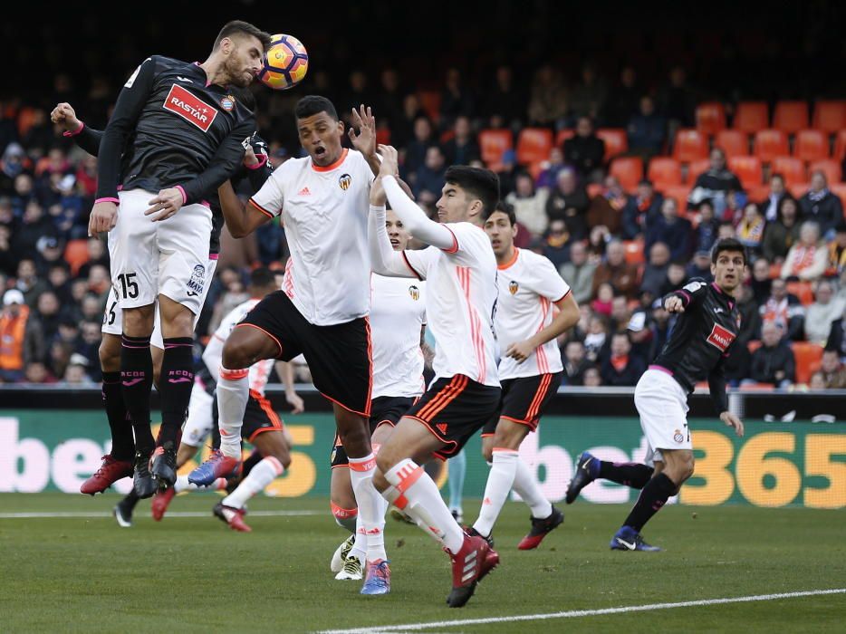 Las imágenes del Valencia - Espanyol