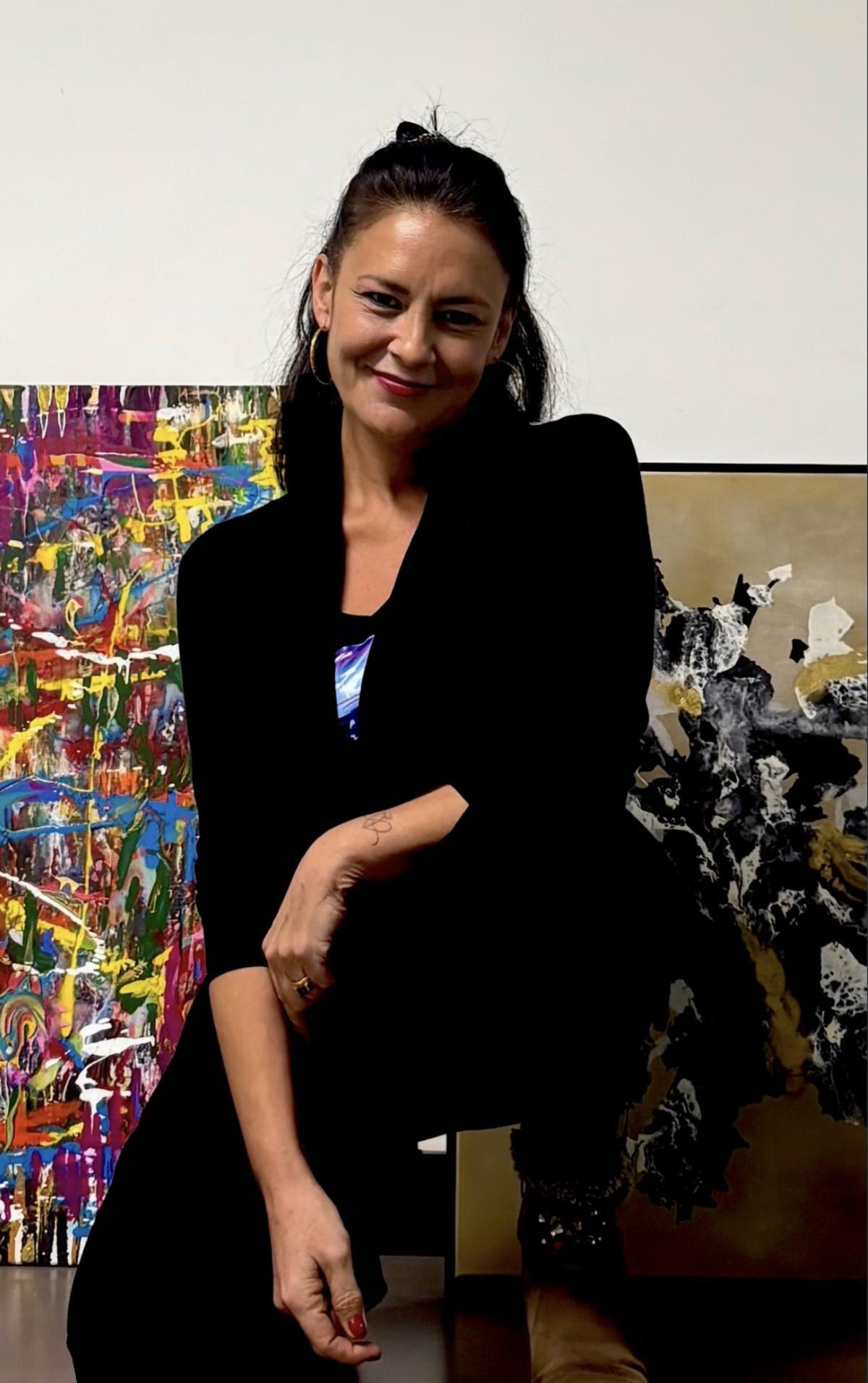 La artista Arantxa Villalba.