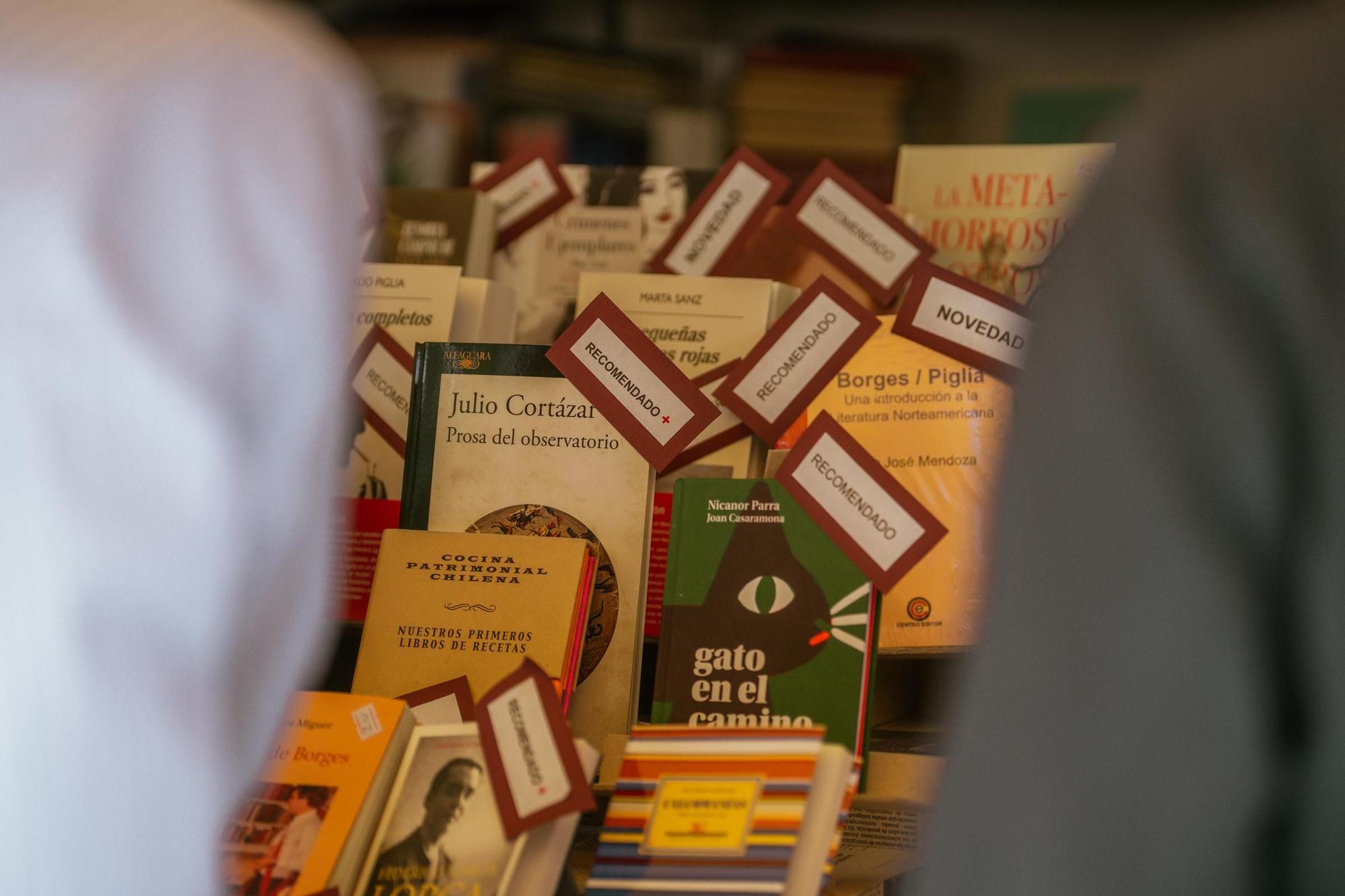 Distintos libros recomendados en La Feria.
