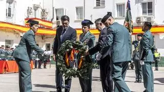 La Guardia Civil de Alicante homenajea a los agentes fallecidos en Huelva en el acto del 182 aniversario