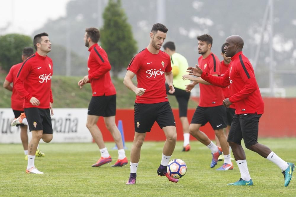 Entrenamiento del Sporting