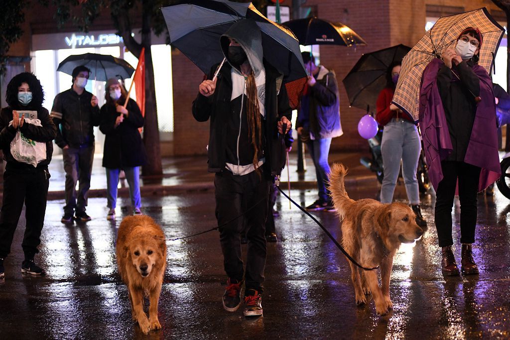 Manifestación feminista en Murcia