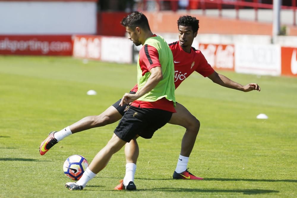 Entrenamiento del Sporting