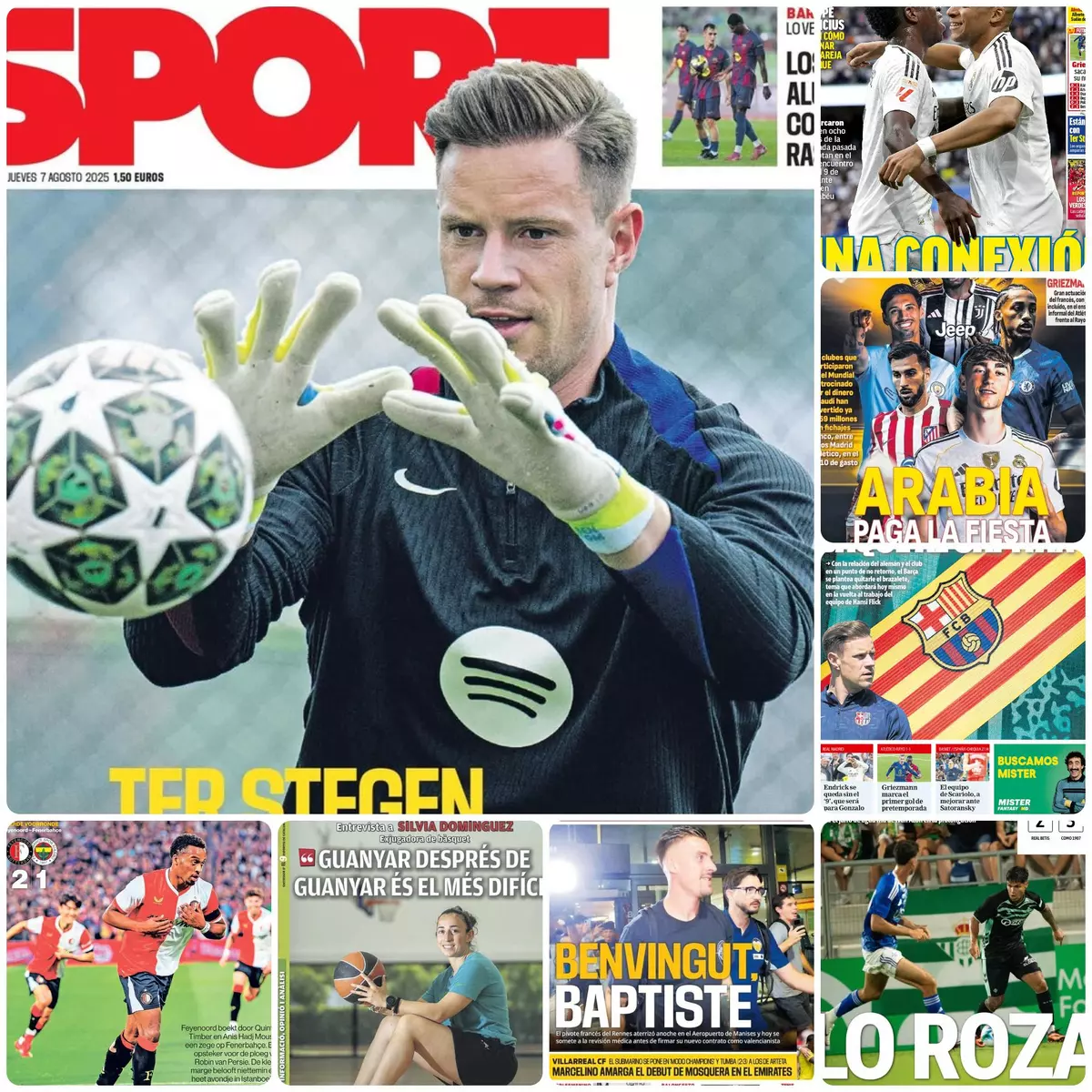 El 'culebrón' Ter Stegen, gran protagonista de la prensa deportiva
