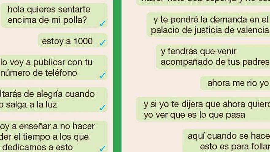 Los mensajes que el vecino de Moncofa envió al joven de Vila-real que se suicidó