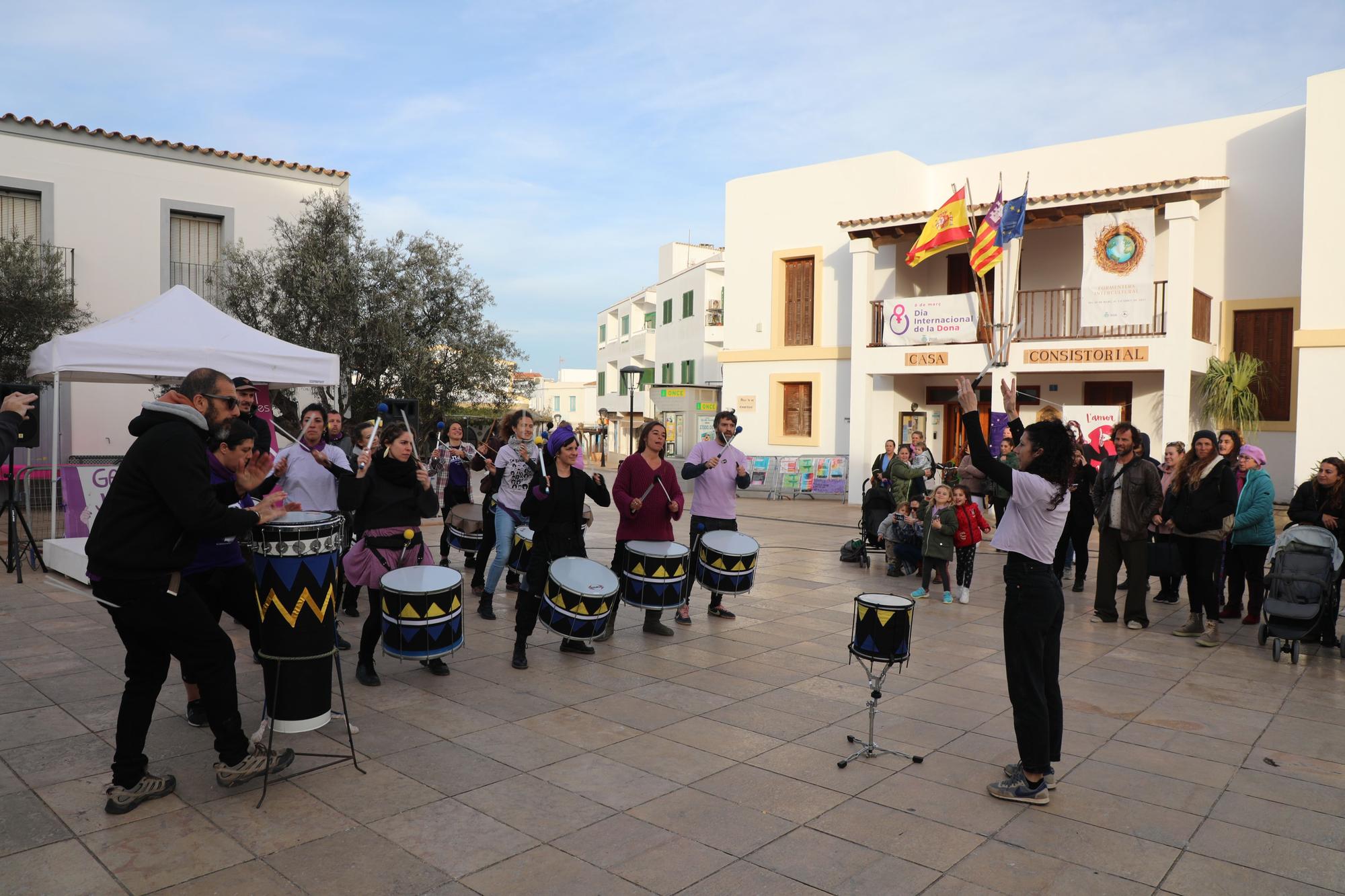 Actos por el 8M en Formentera