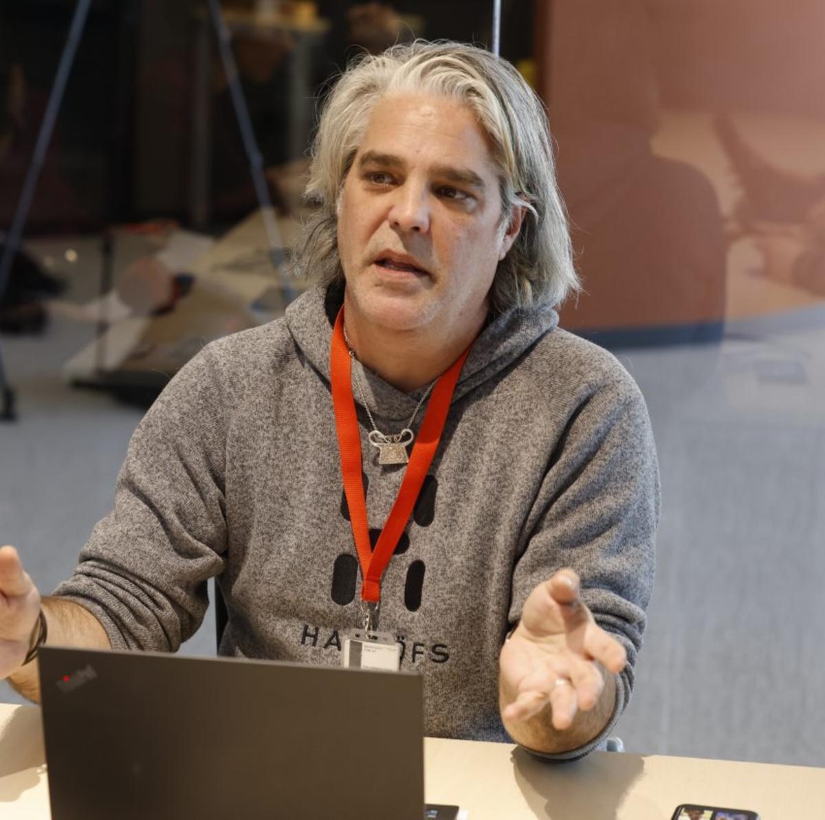 Jacobo Mendioroz, ahir informant del cas de grip porcina.

 | TONI ALBIR / EFE