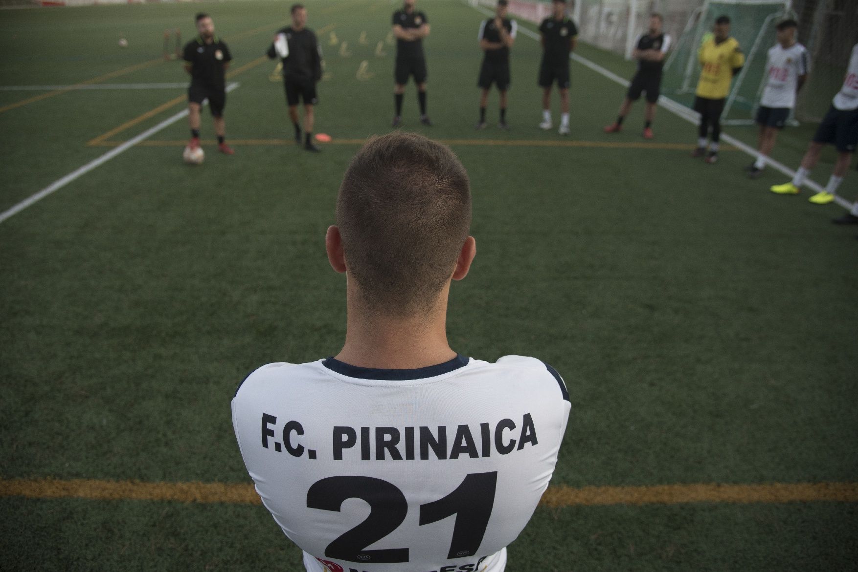 Primer entrenament del FC Pirinaica de pretemporada