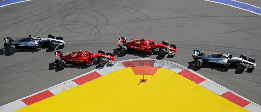 Imágenes del Gran Premio de Rusia de Fórmula 1.