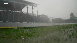 La forta pluja obliga a ajornar per avui la classificació del GP del Brasil