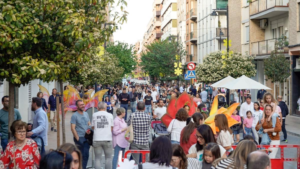 Asistentes a una edición anterior del Festival de Primavera de Ontinyent.