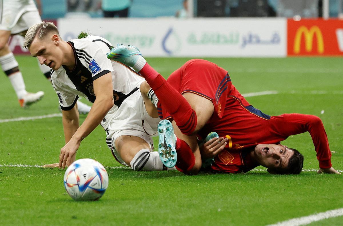 Fase de grupos del Mundial de Fútbol Qatar 2022 entre España y Alemania en el estadio Al Bait en Al Khor (Catar)