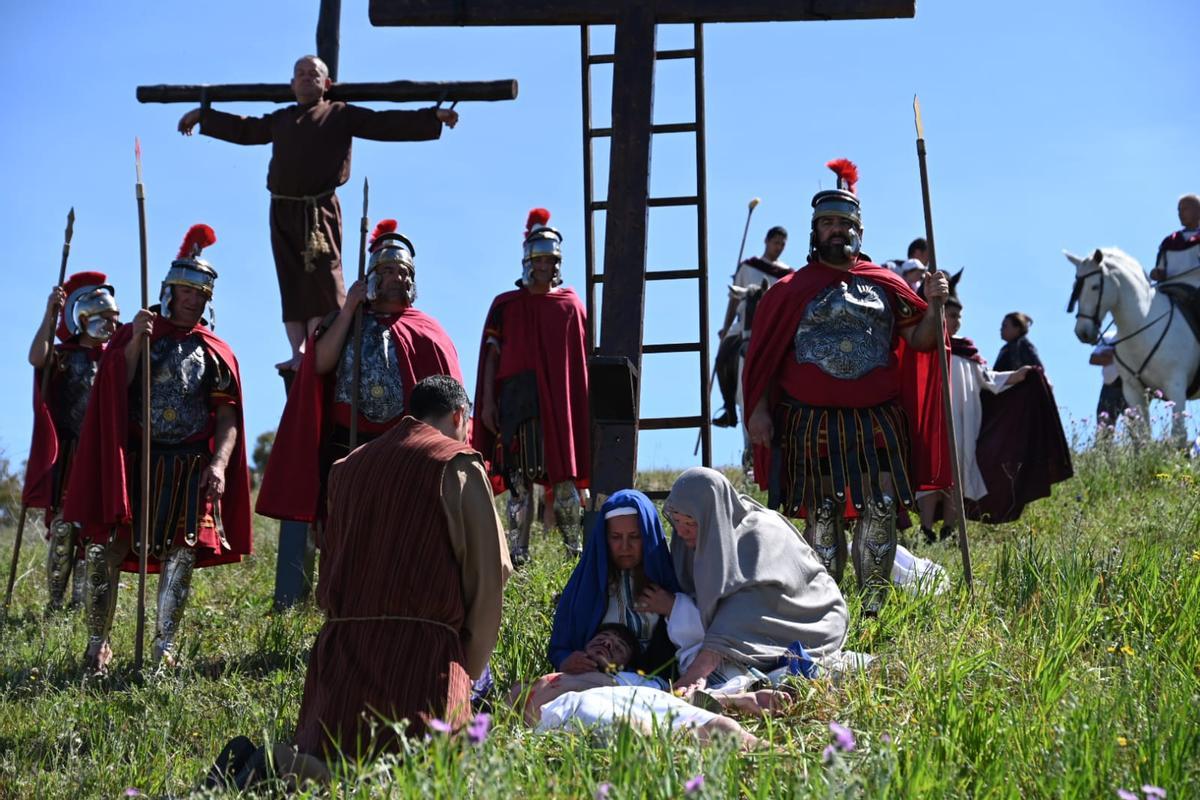 Viacrucis viviente del Cerro de Reyes.