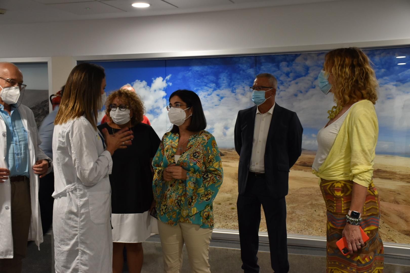 Visita de Carolina Darias al Hospital General de Fuerteventura