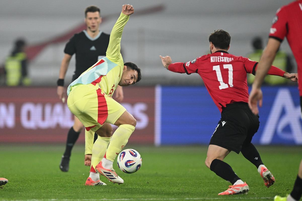 Clasificación para el Mundial 2026: Georgia - España.