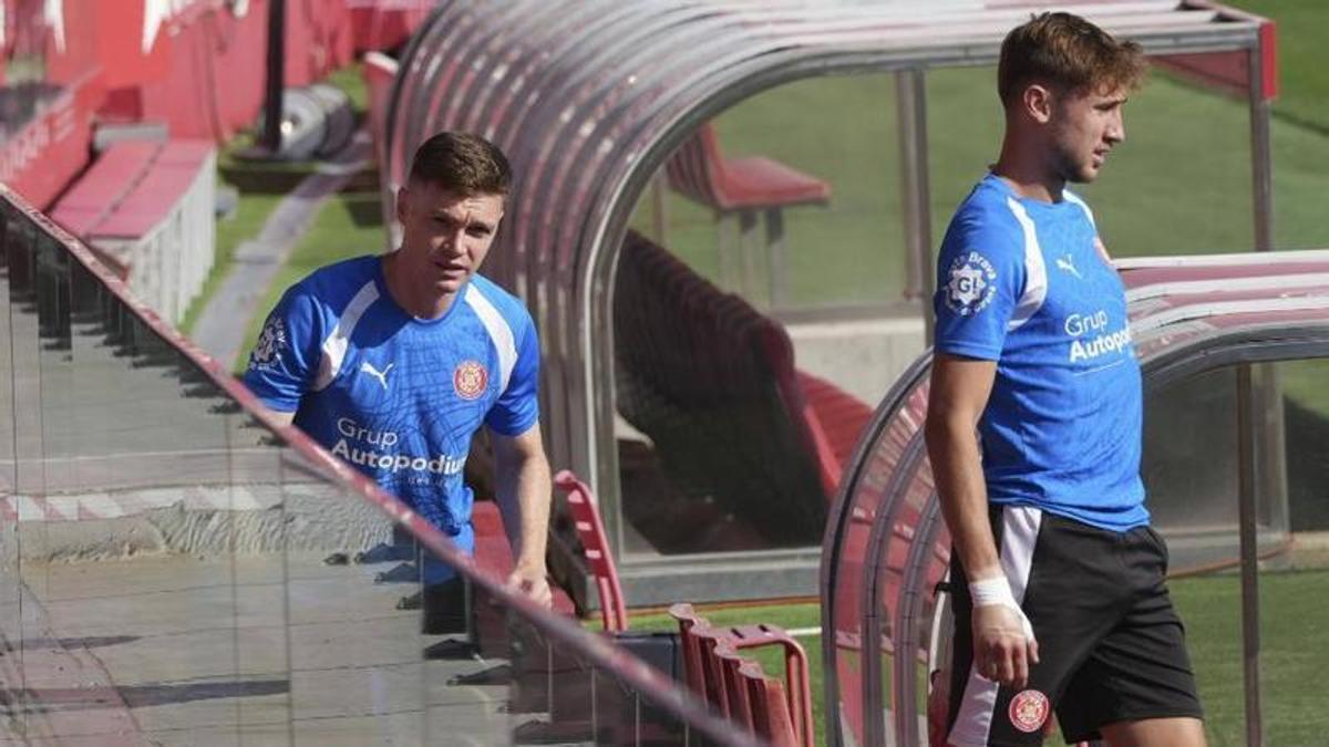 Tsygankov, els agents del qual avui donaran la seva versió de la situació del jugador, i Vanat són dels dels jugadors que poden sortir del Girona.