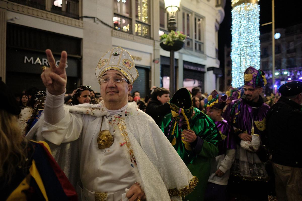 La batalla de las flores en el Carnaval de Málaga 2026