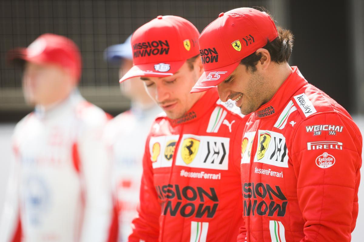 Sainz: «D’inici, tinc molt a aprendre de Leclerc» Sainz: «D’inici, tinc molt a aprendre de Leclerc»