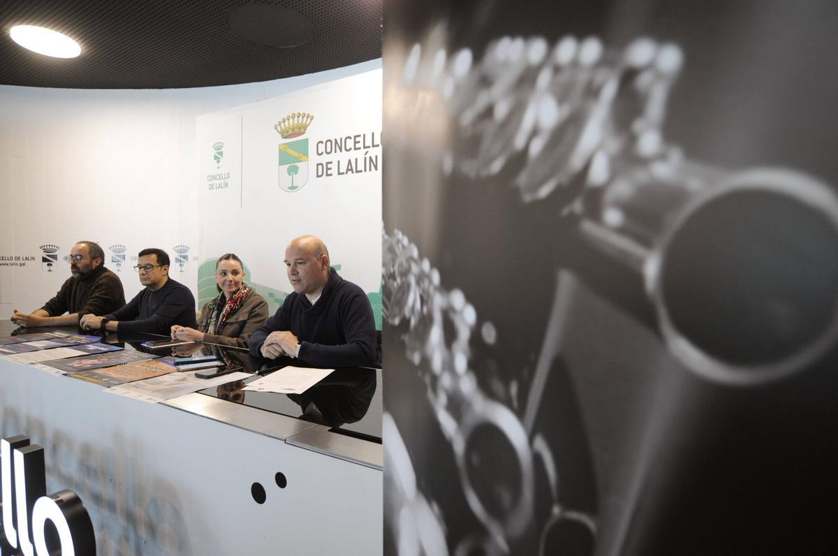 Benxamín Otero, José Bugallo, Begoña Blanco y José Luis Taboada Areán presentaron la actividades.