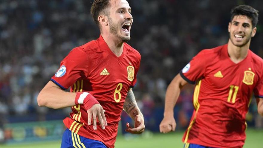 saúl, con tres goles, conduce a España a la final del europeo sub-21