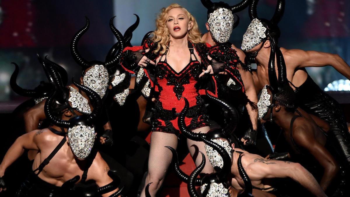 Madonna en un concert a Barcelona, foto d&#039;arxiu