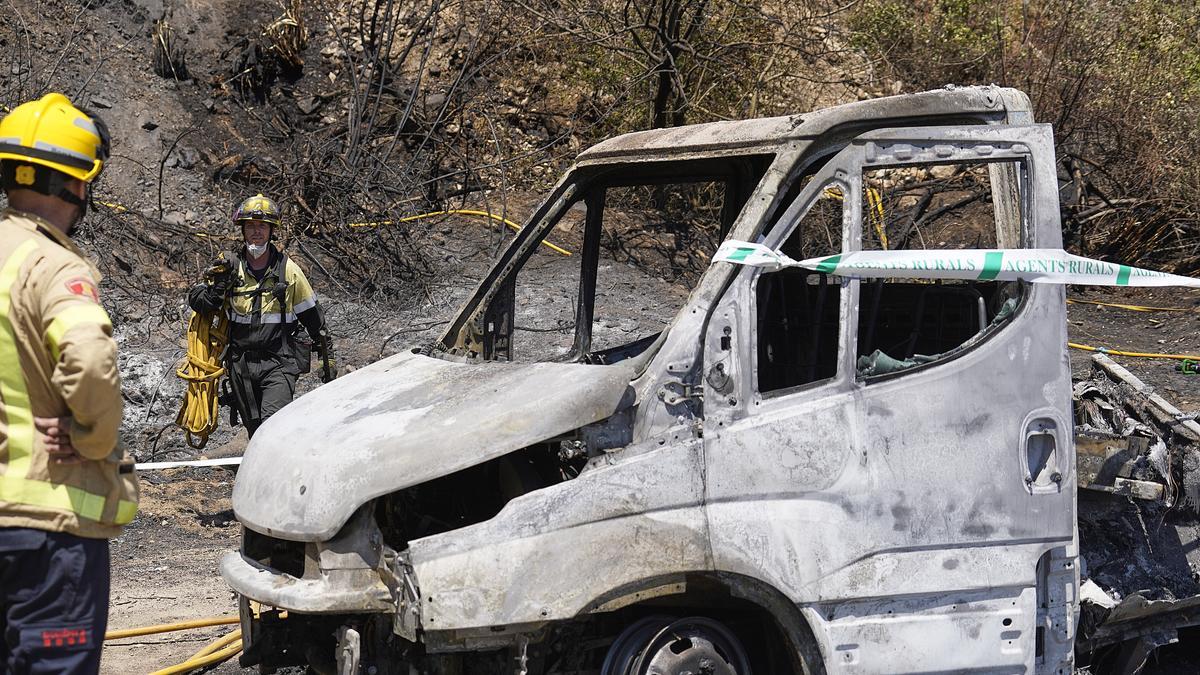 Incendi entre Lloret i Tossa