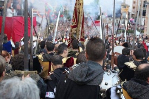 Procesión de bajada en Caravaca de la Cruz