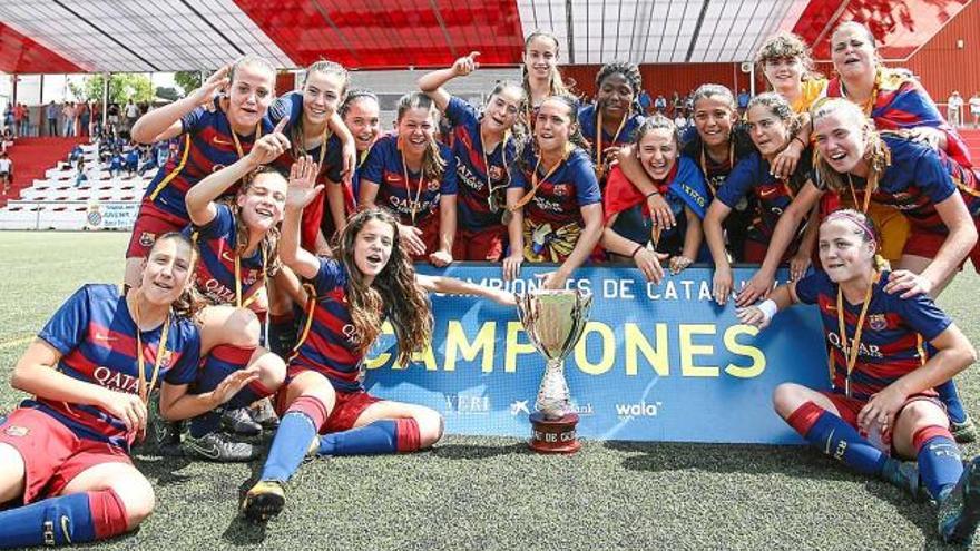 Les manresanes Andrea Martínez i Marta Ortiz,campiones catalanes amb el Barça