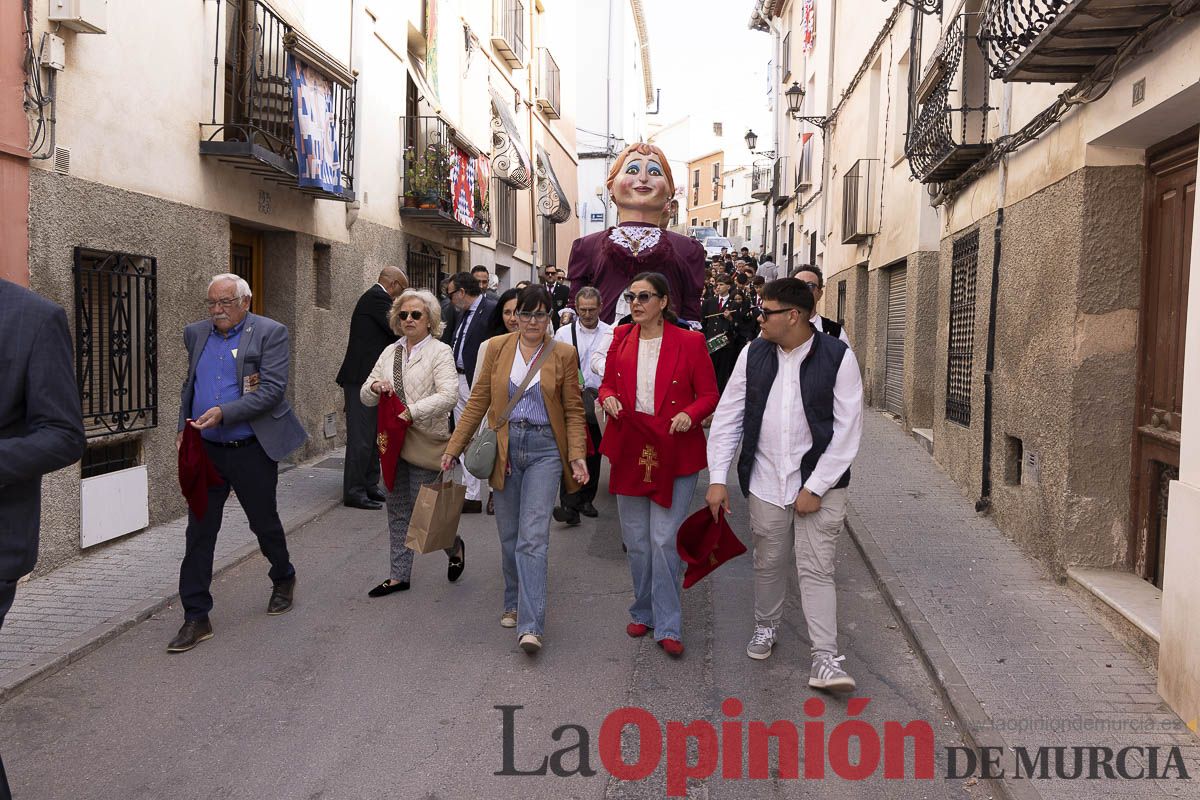 Corporación, Cofradía y Bandos realizan la 'Pedimenta' en Caravaca
