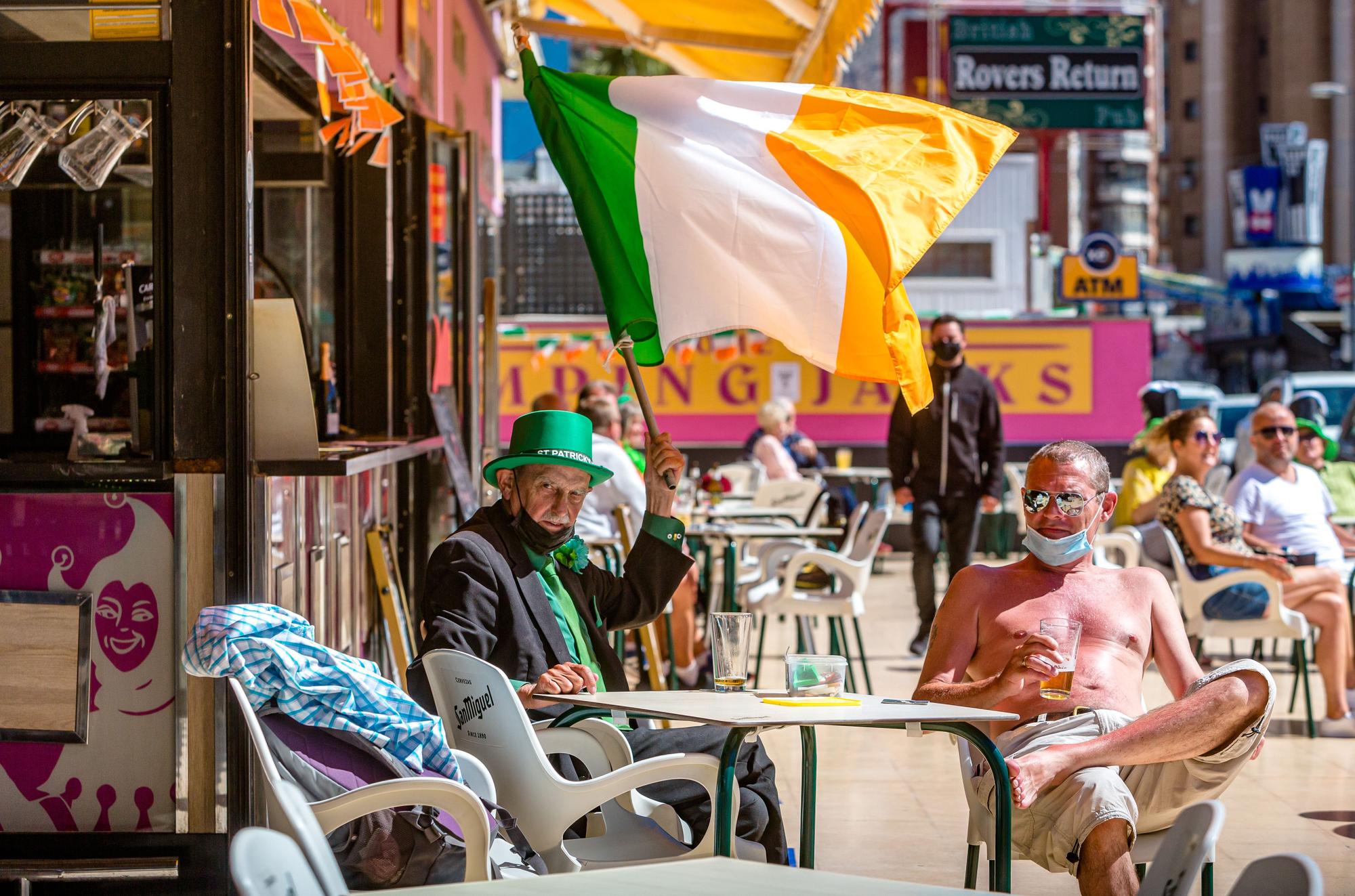 Celebración de St Patrick's Day en Benidorm