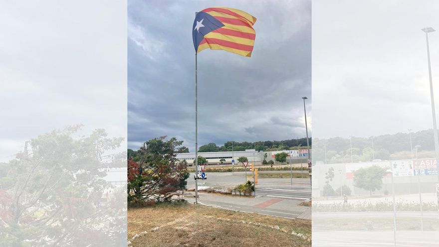 Lloret de Mar ordena la retirada d&#039;una estelada a l&#039;entrada del municipi