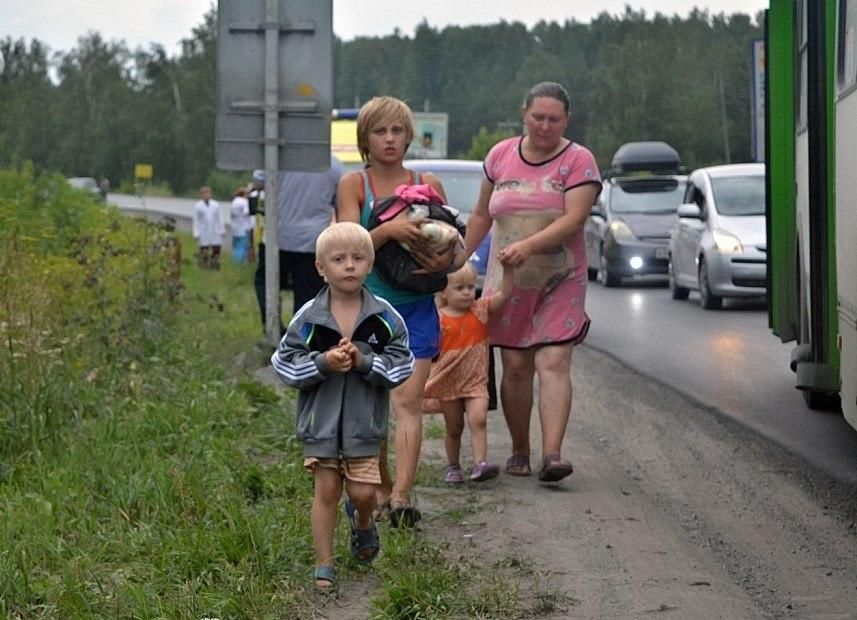Miles de personas evacuadas en Siberia.
