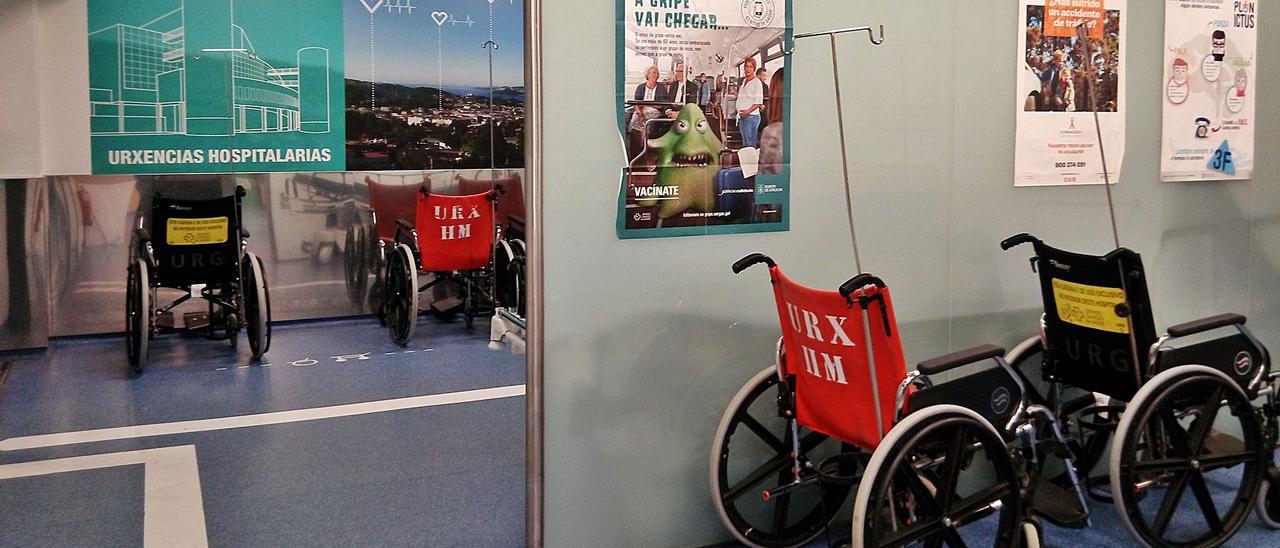 Zonas de espera de Urgencias en el Hospital Montecelo. |   // GUSTAVO SANTOS