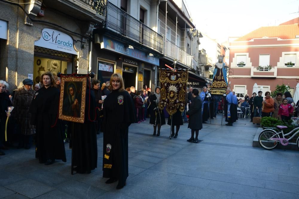 La Virgen de Los Dolores ya está en la excolegiata