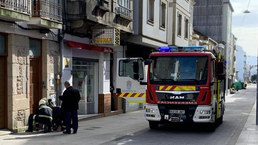 Una manguera picada provoca un escape de gas en la Serafín Pazo